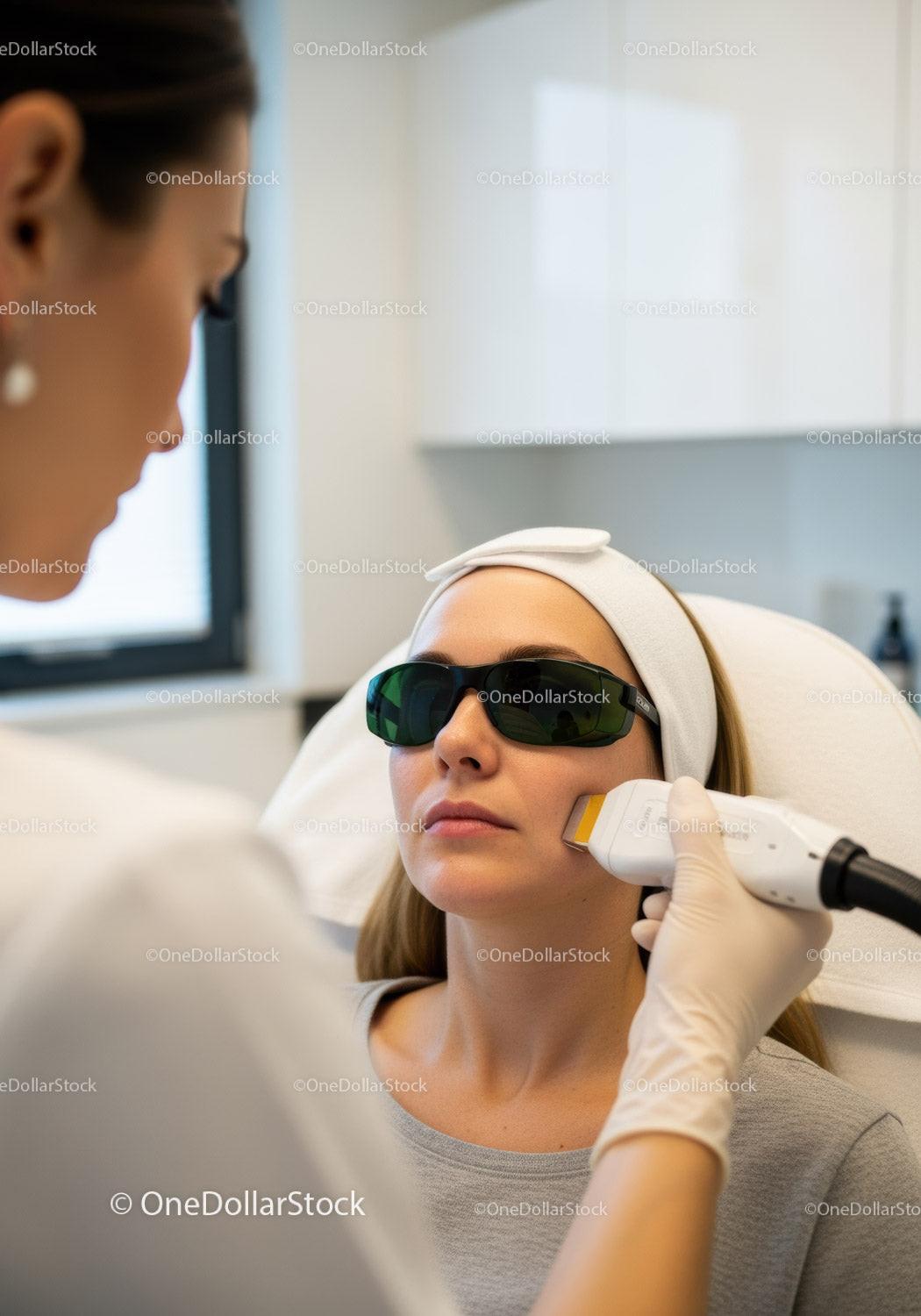 Professional Laser Skin Rejuvenation Treatment in Modern Clinic
