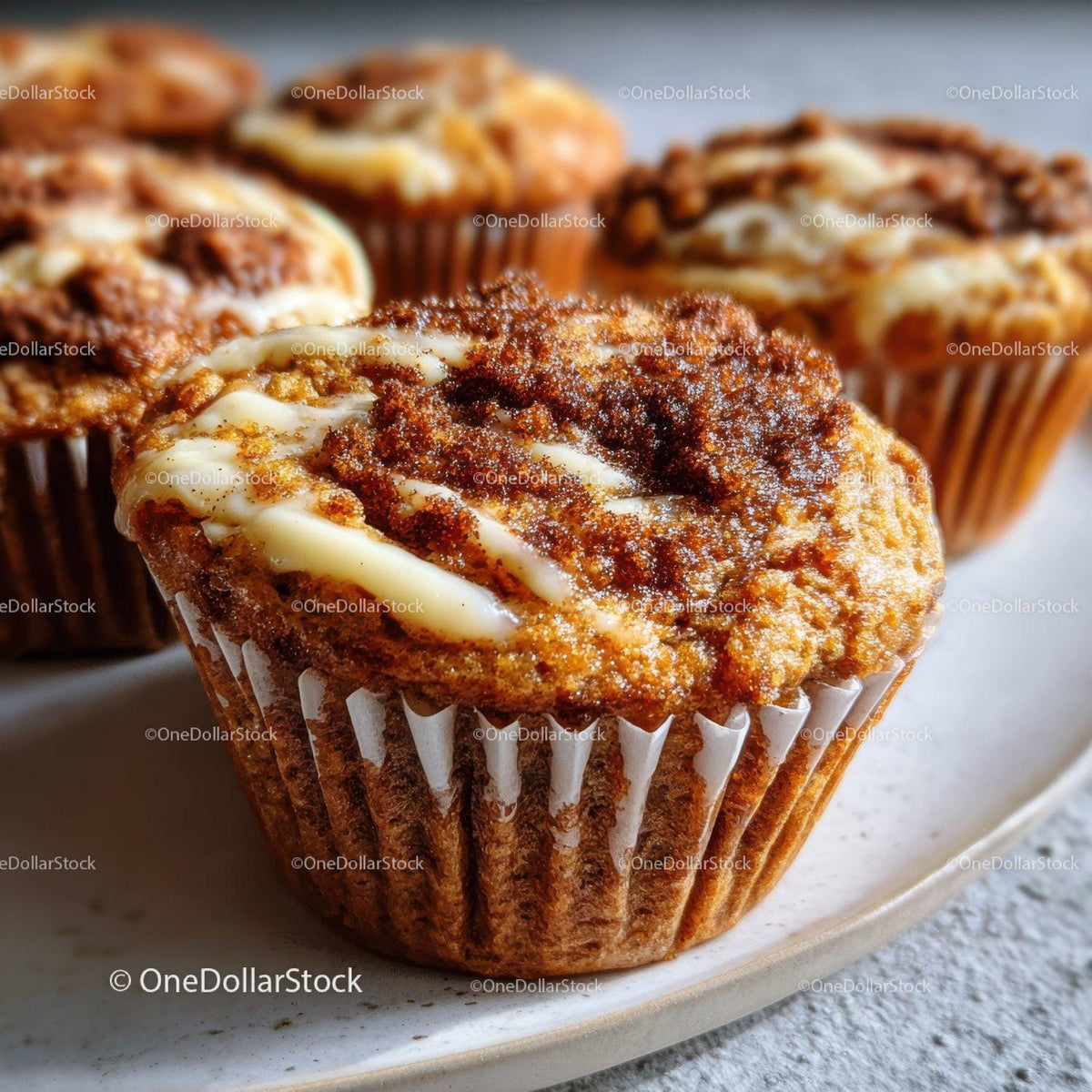 Moist Vanilla Sponge Cake with Chocolate and Caramel Sauce Stock Photo Bundle preview 6