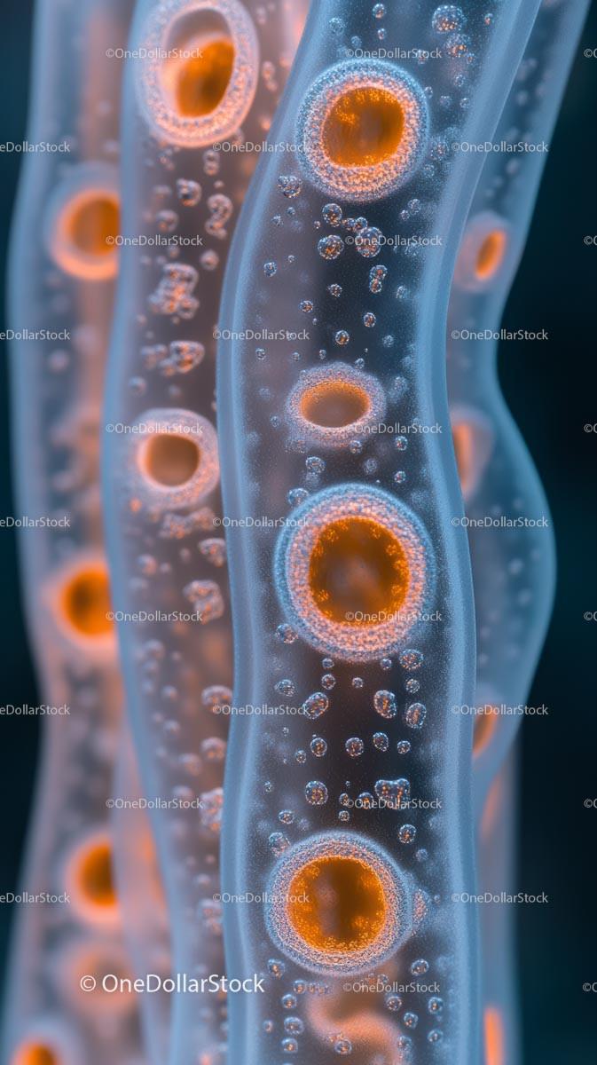 Detailed Pathogen Structure in Vibrant Microbial Environment