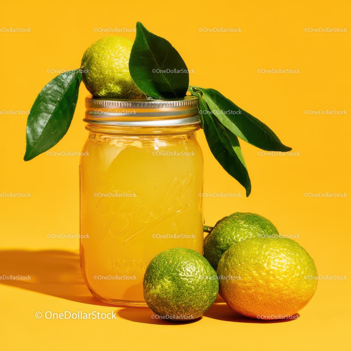 Refreshing Summer Lemonade with Fresh Lemons and Ice Stock Photo Bundle preview 29