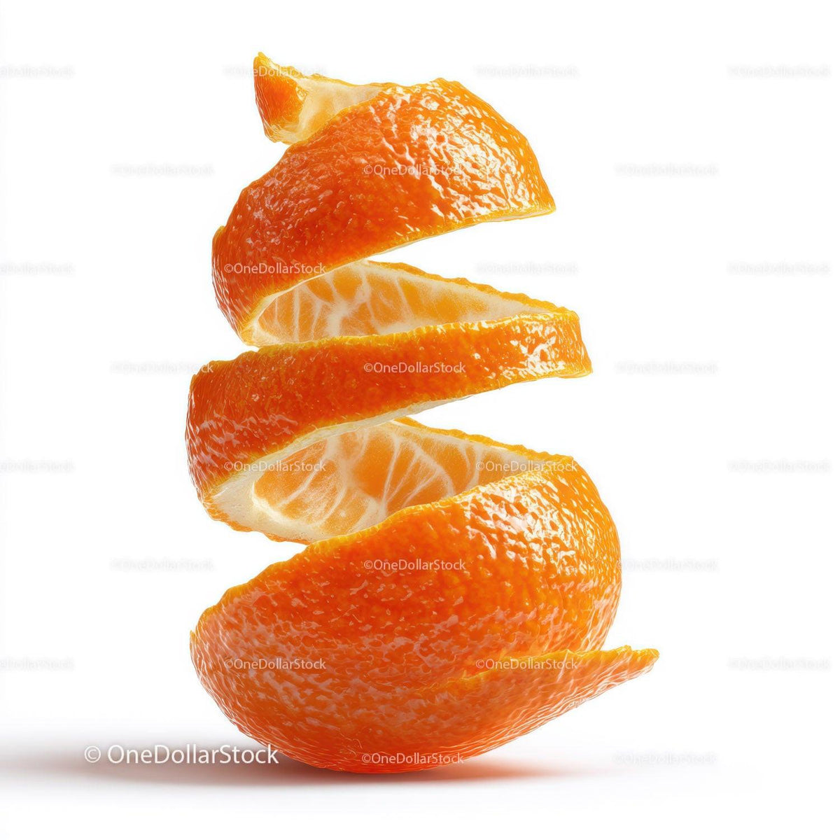 Fresh Juicy Orange Slices with Bright Orange Color and Texture