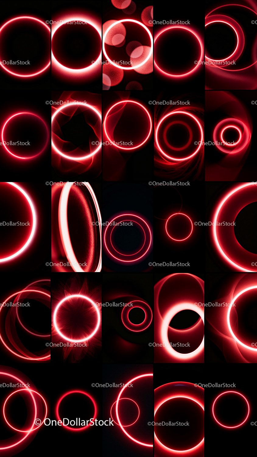 Crimson Discs Photo Overlays preview 5