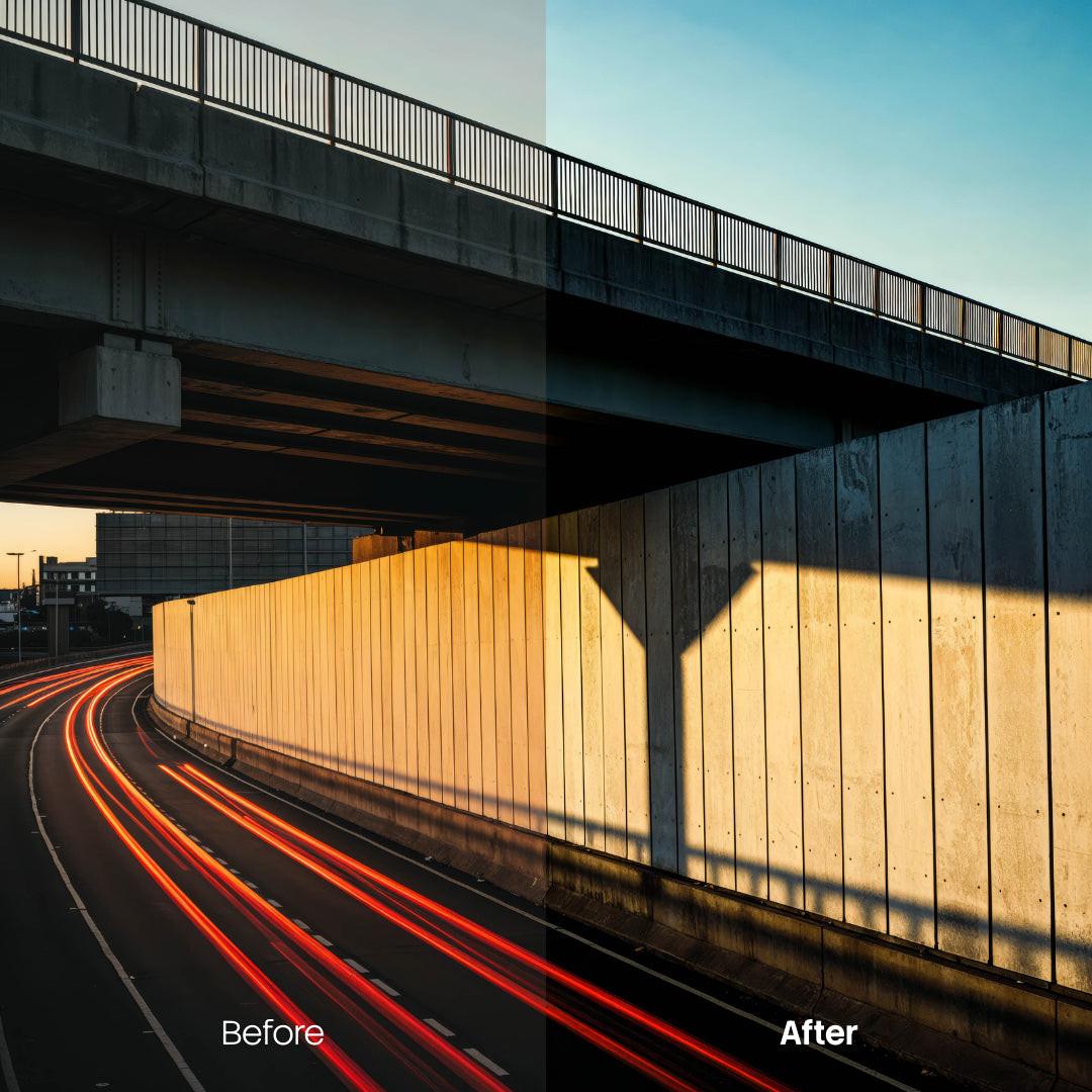 Urban Neon XMP presets color grading preview