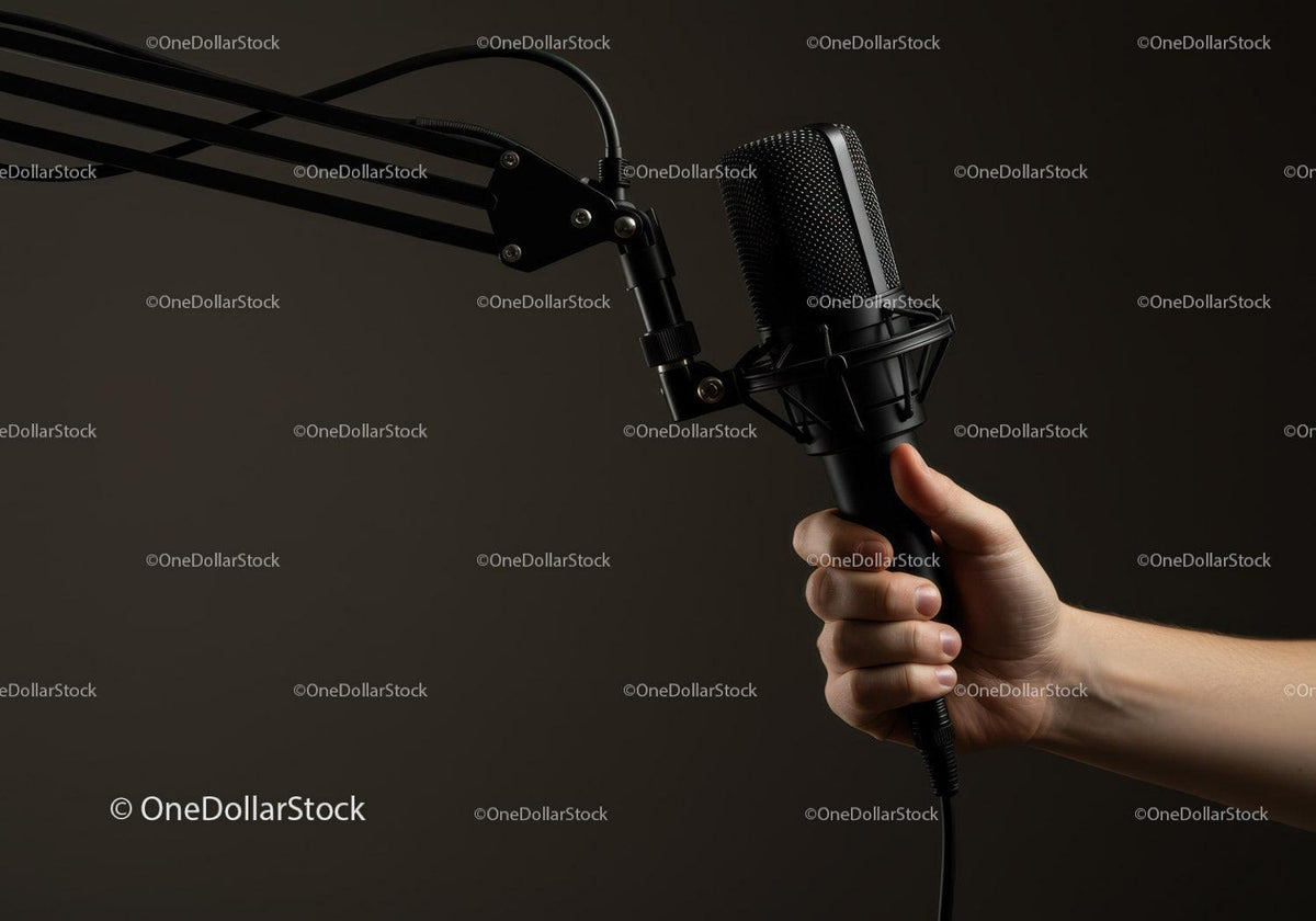 Professional Studio Microphone for Vocal Recording and Audio Production