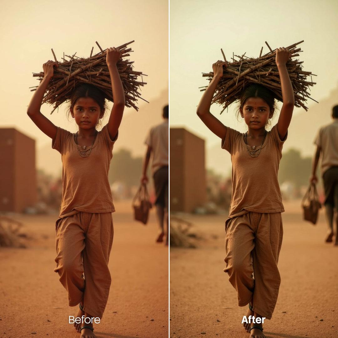 Documentary XMP presets color grading preview