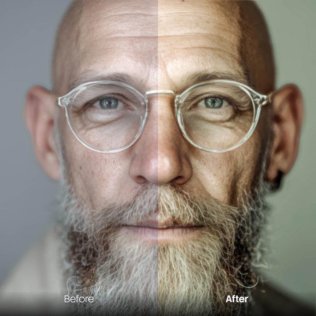portrait photography edit with Greenish Portraits Lightroom presets