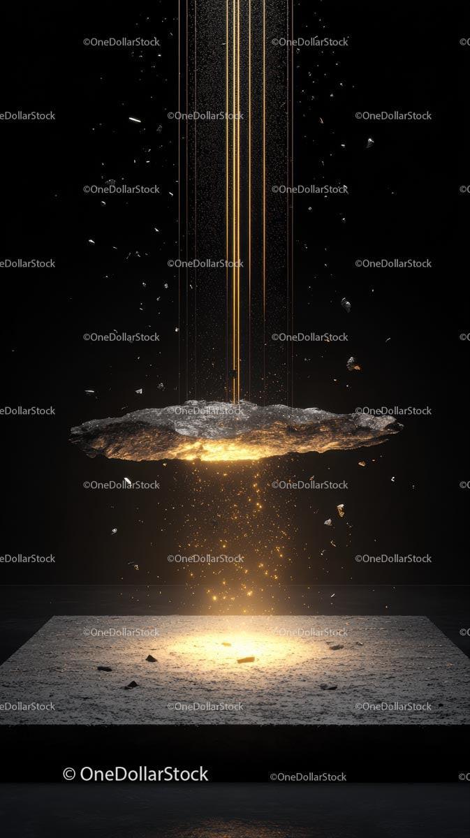 Spectacular Cosmic Explosion of a Fragmenting Asteroid in Space