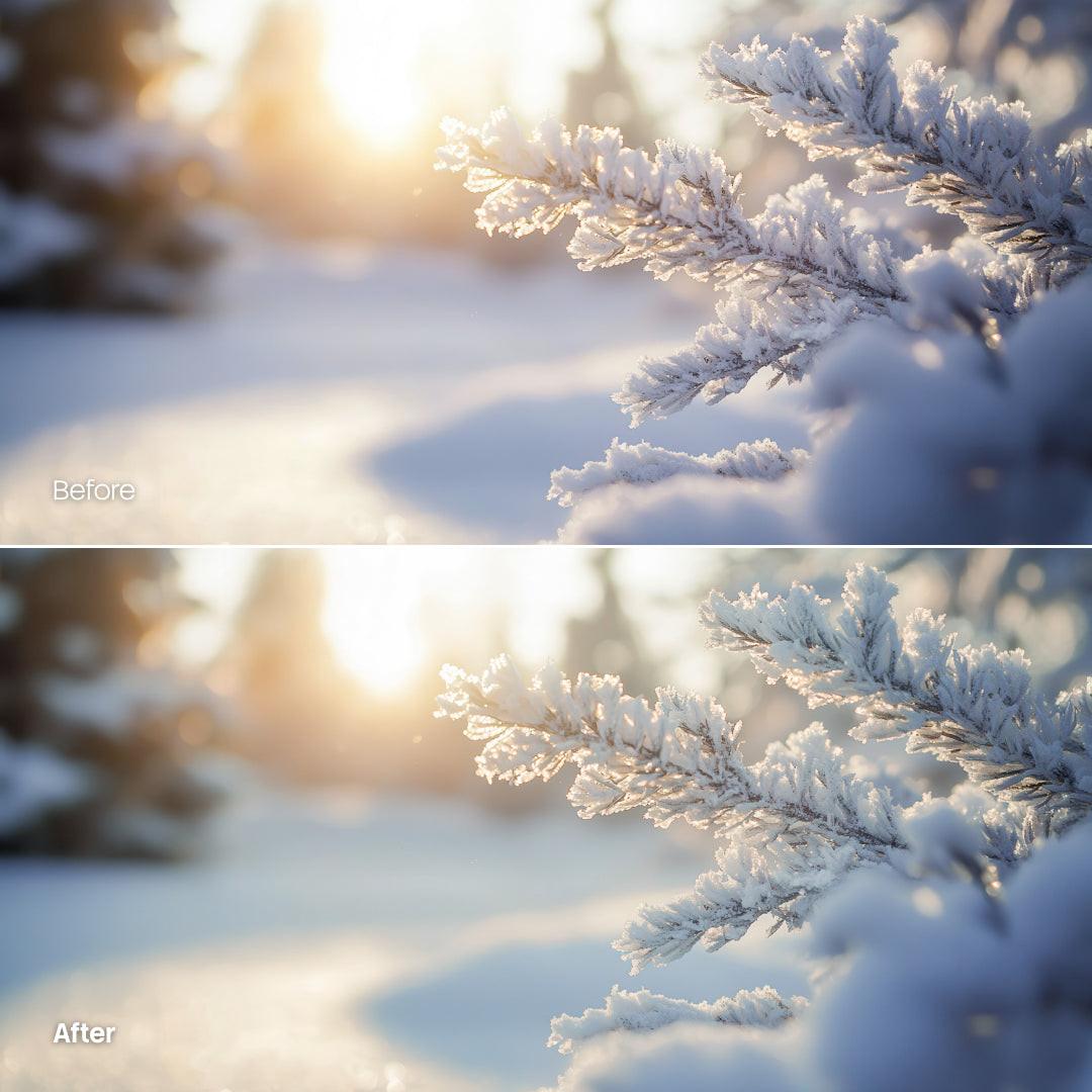 Serene Cold Atmosphere 8 LUTs digital asset preview