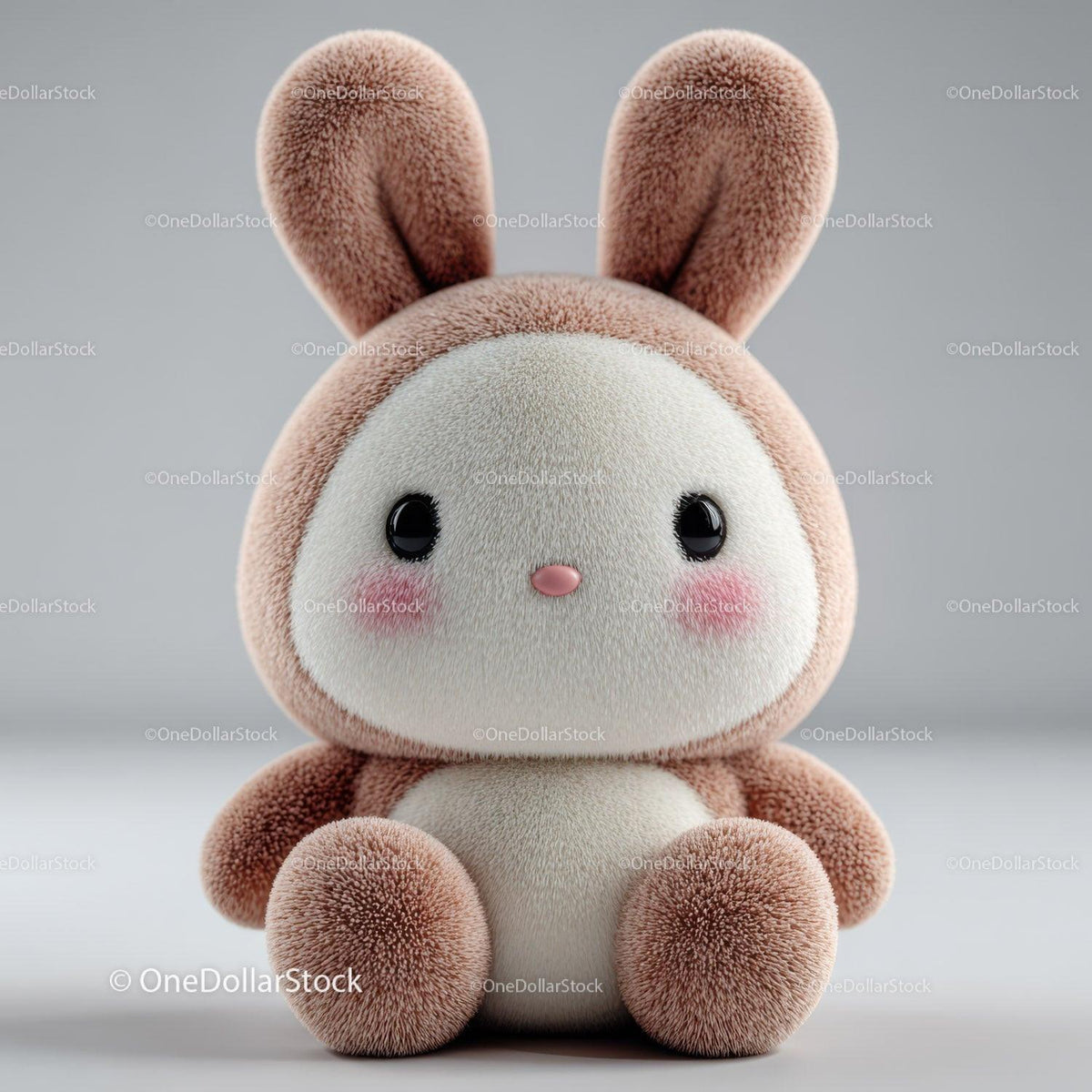 Cute Fox and Hedgehog Plush Toys for Kids and Collectors Stock Photo Bundle preview 5