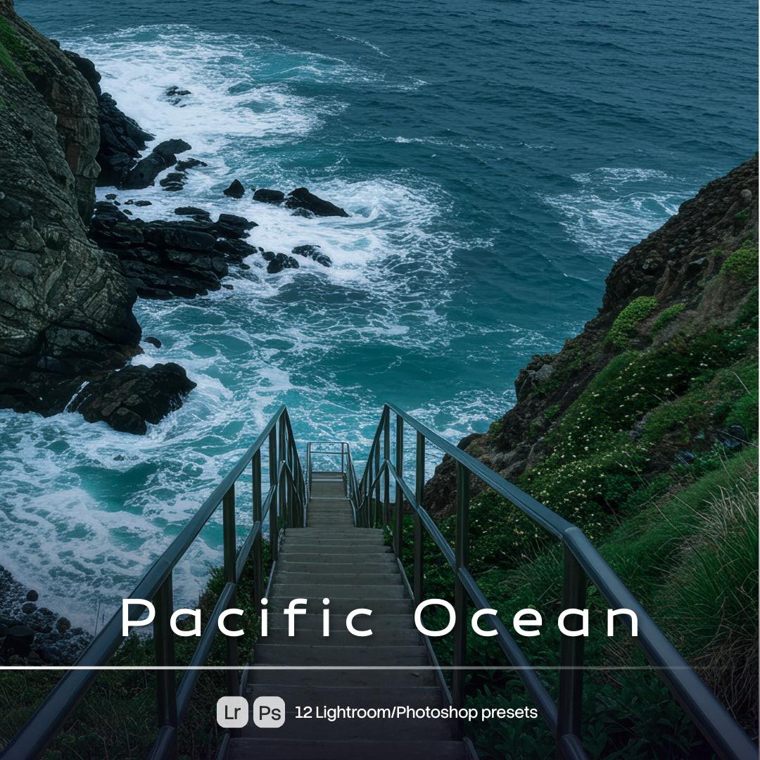Pacific Ocean Lightroom presets cover preview