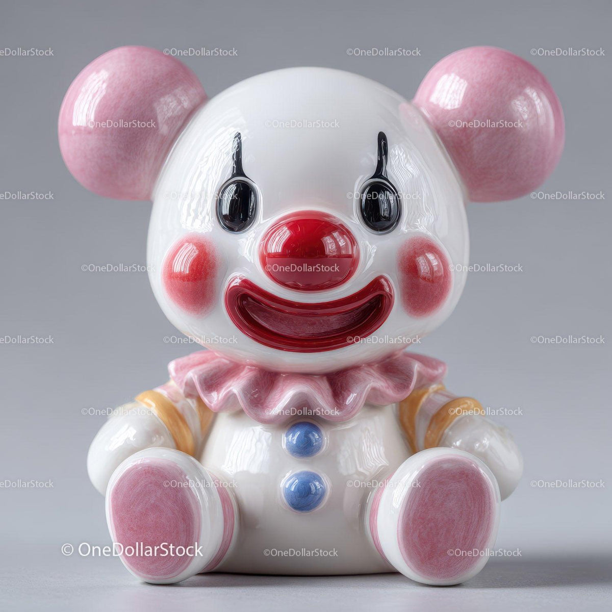 Cute Bunny Eared Robot Toy with Wheels for Kids and Play Stock Photo Bundle preview 35