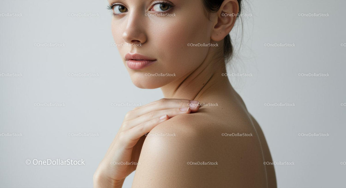 Elegant Female Portrait with Natural Beauty and Soft Lighting