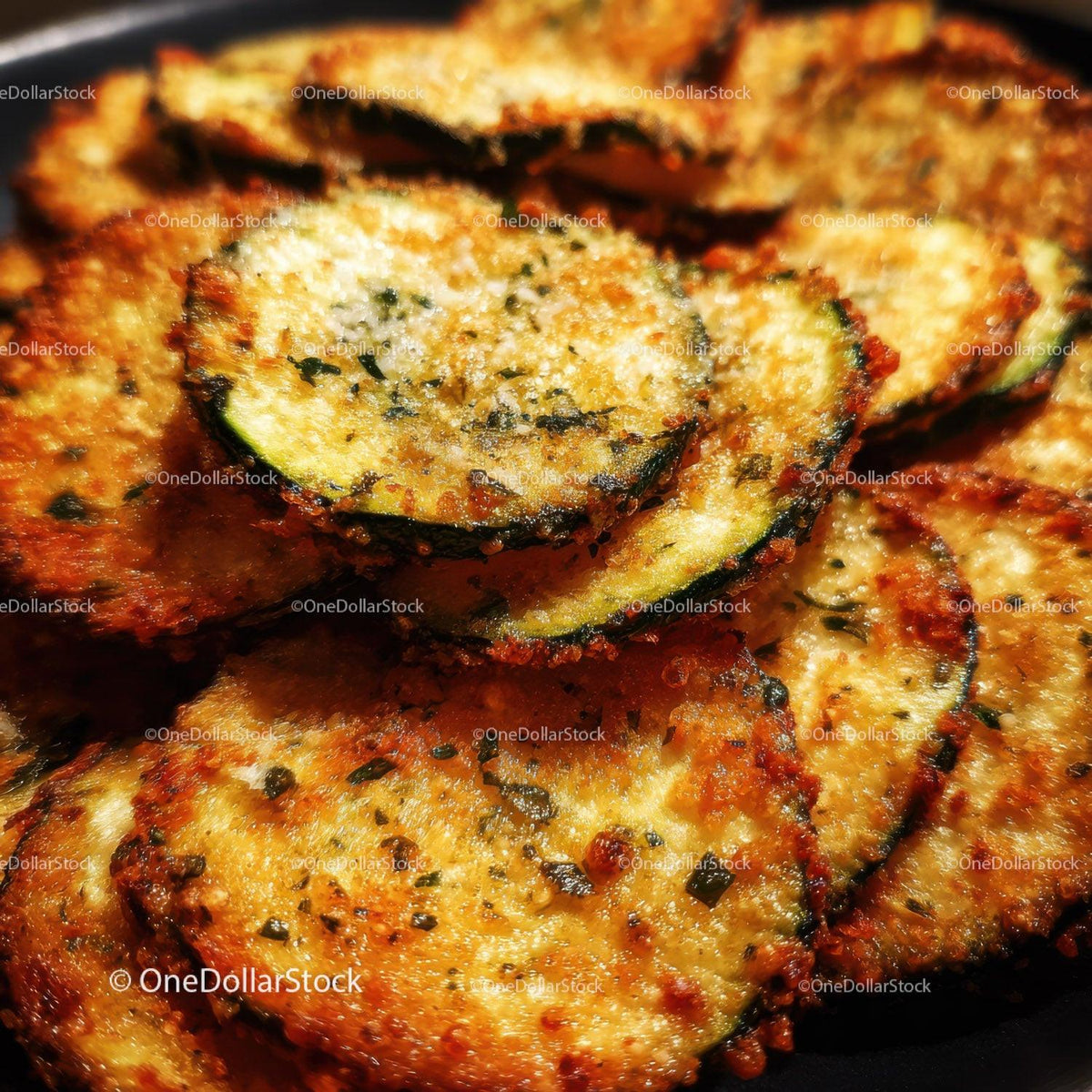 Golden Crispy Baked Zucchini Slices for Healthy Snacking