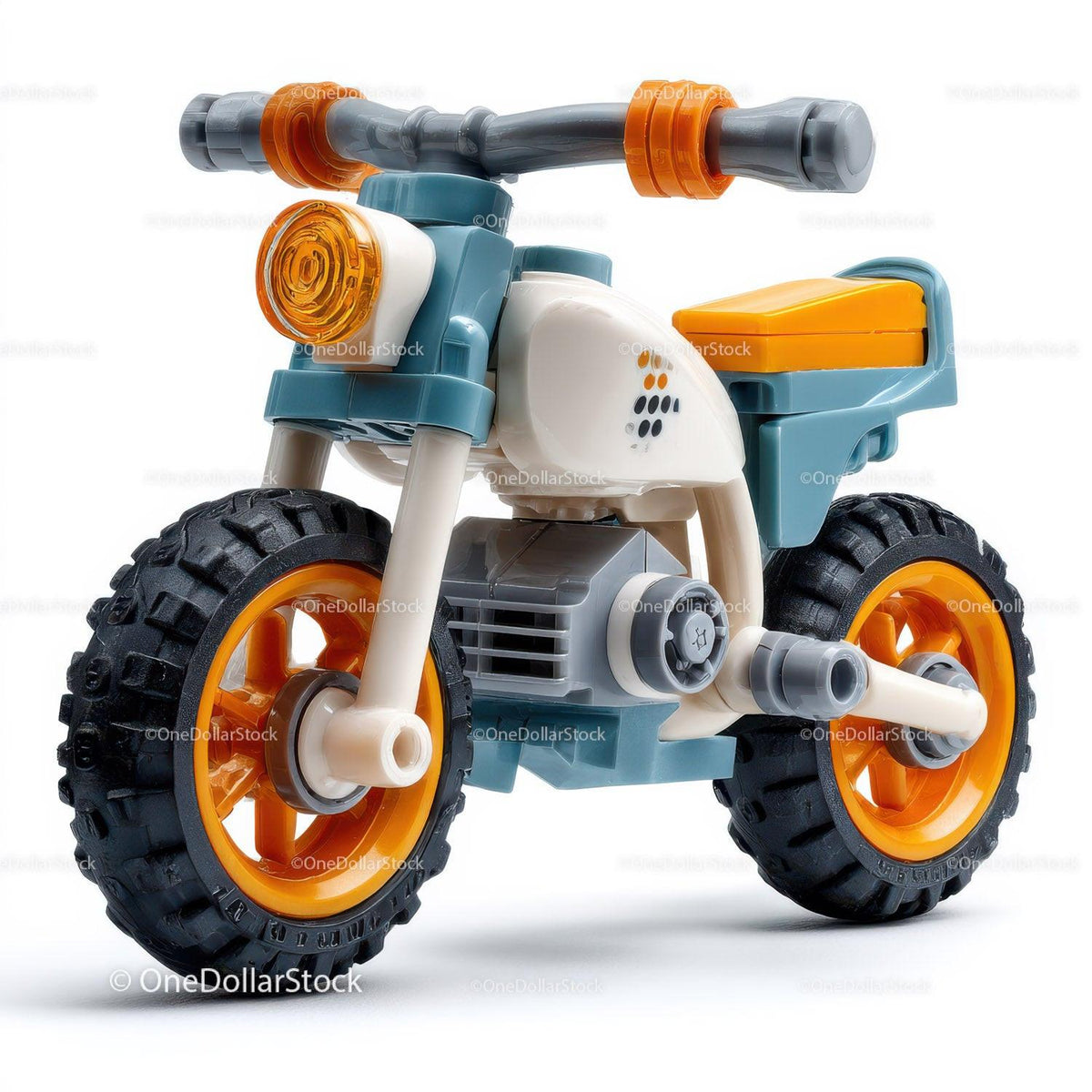 Futuristic Toy Robot with Large Eyes and Bunny Ears for Kids Stock Photo Bundle preview 96