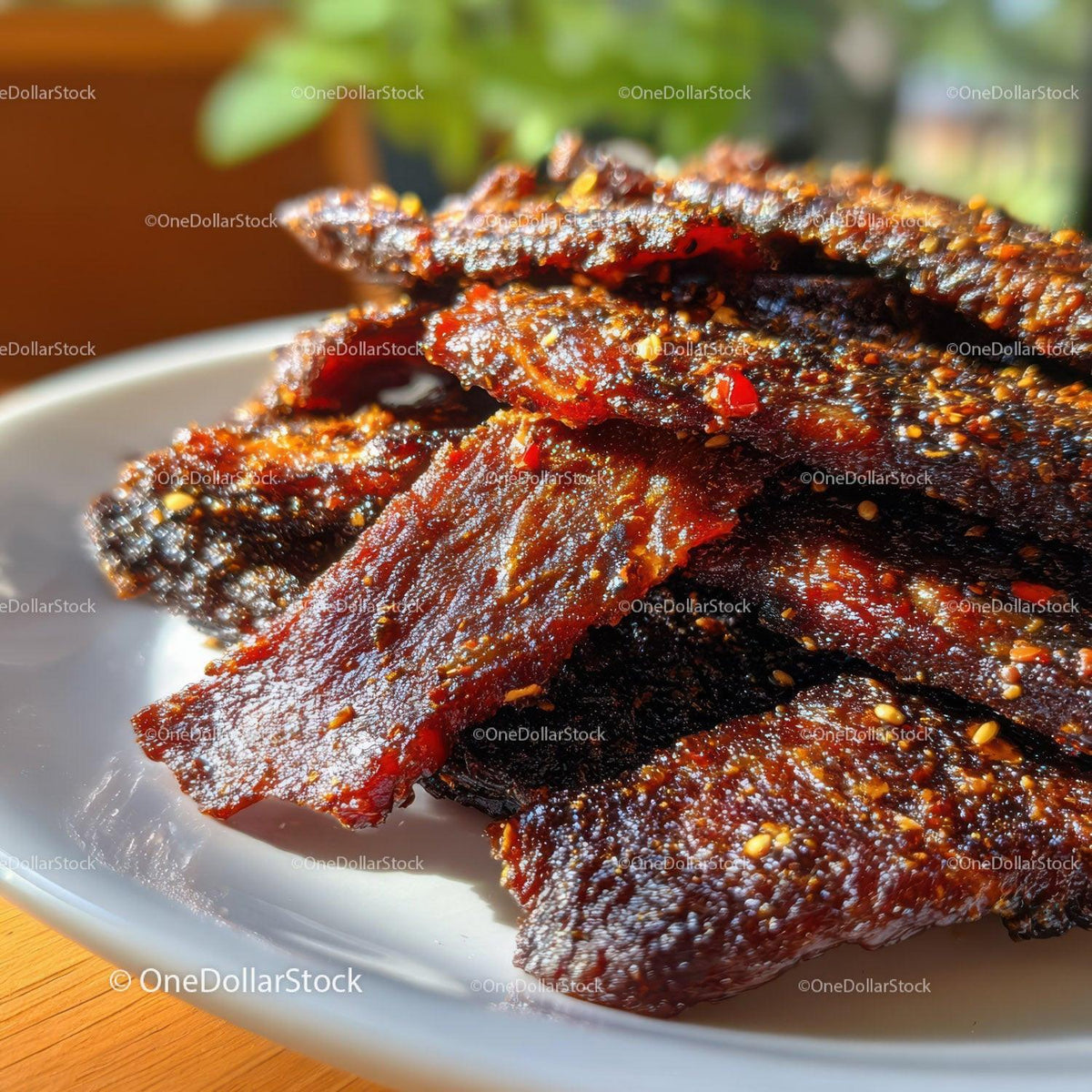 Juicy Grilled Pork Ribs with Barbecue Sauce and Crispy Edges Stock Photo Bundle preview 10