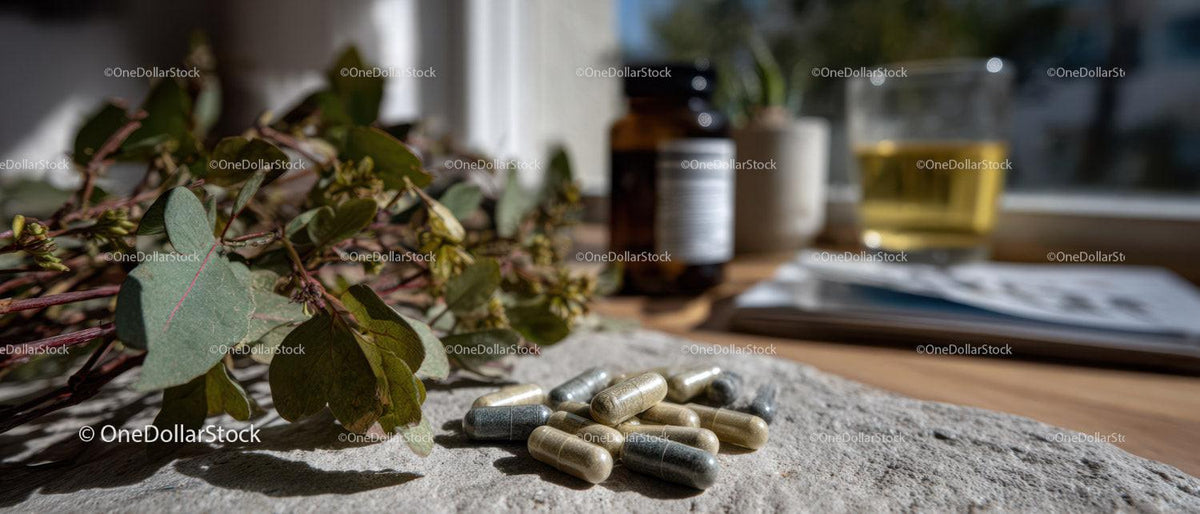Herbal plants and capsules for natural health and wellness