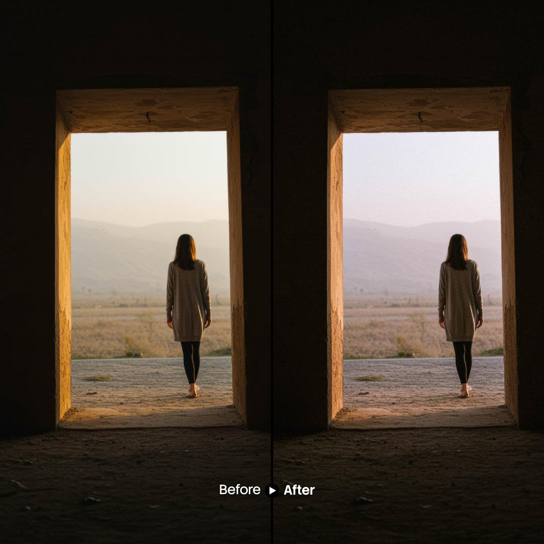 Movie Set XMP presets color grading preview