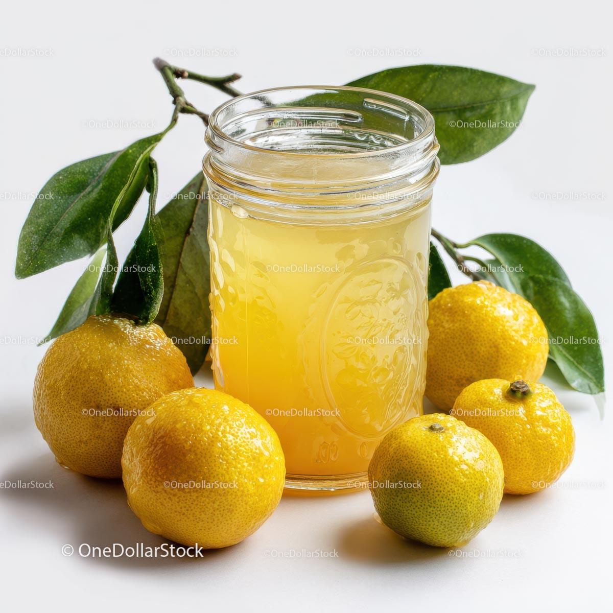 Refreshing Summer Lemonade with Fresh Lemons and Ice Stock Photo Bundle preview 33