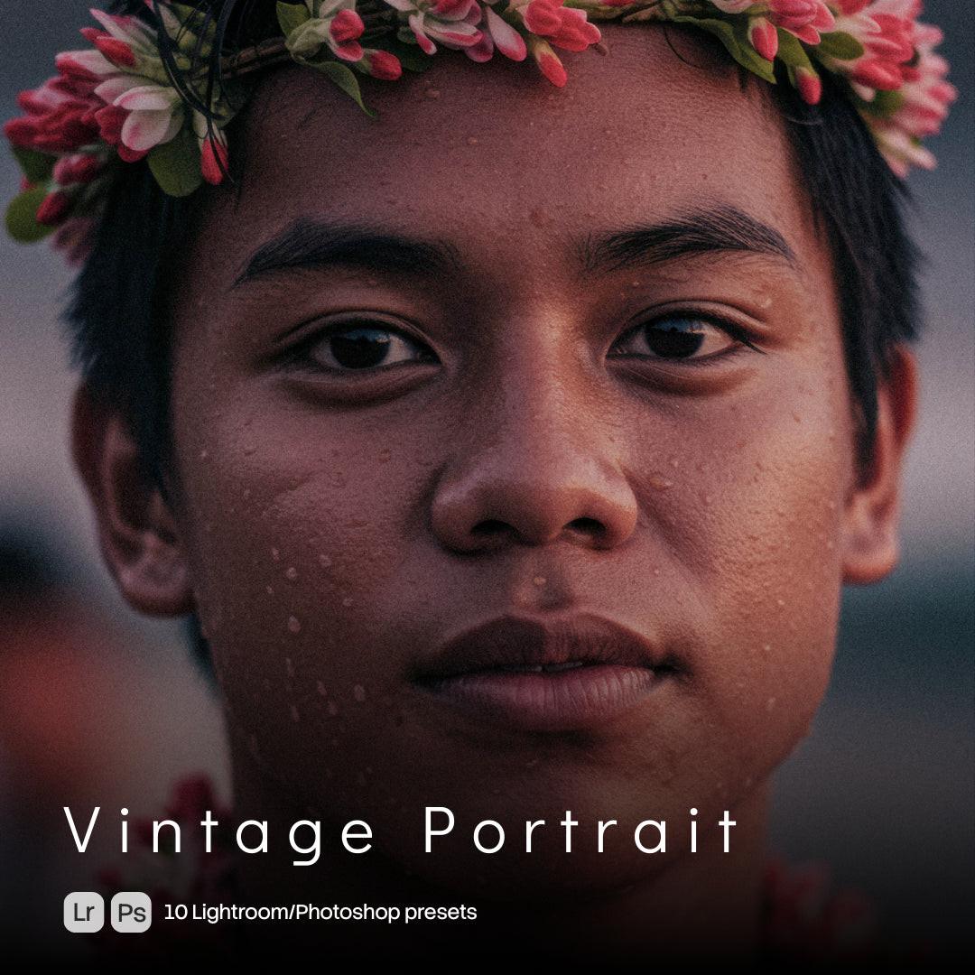 Vintage Portrait Presets (10 XMP files)