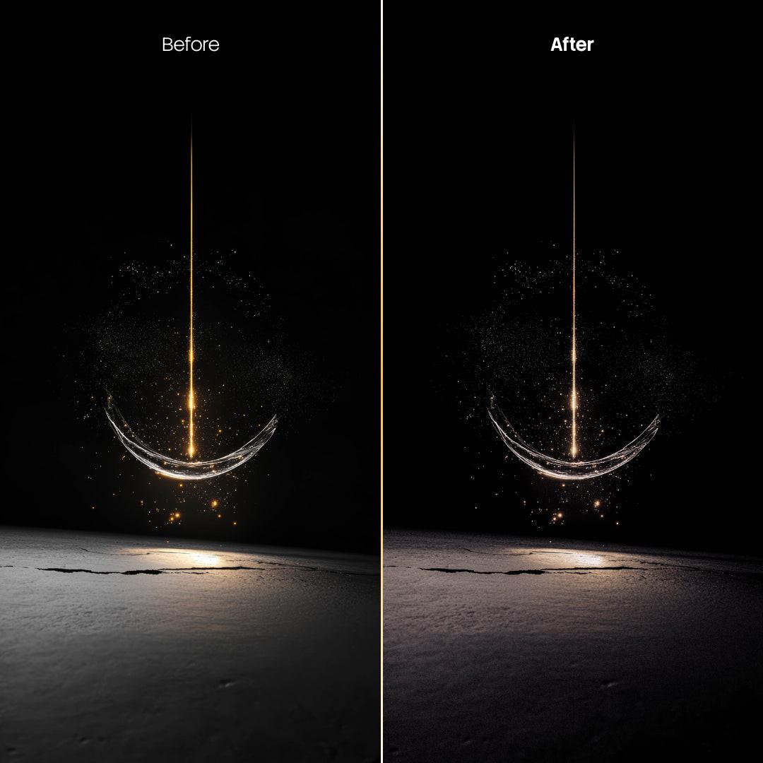 Dark Space Grain XMP presets color grading preview