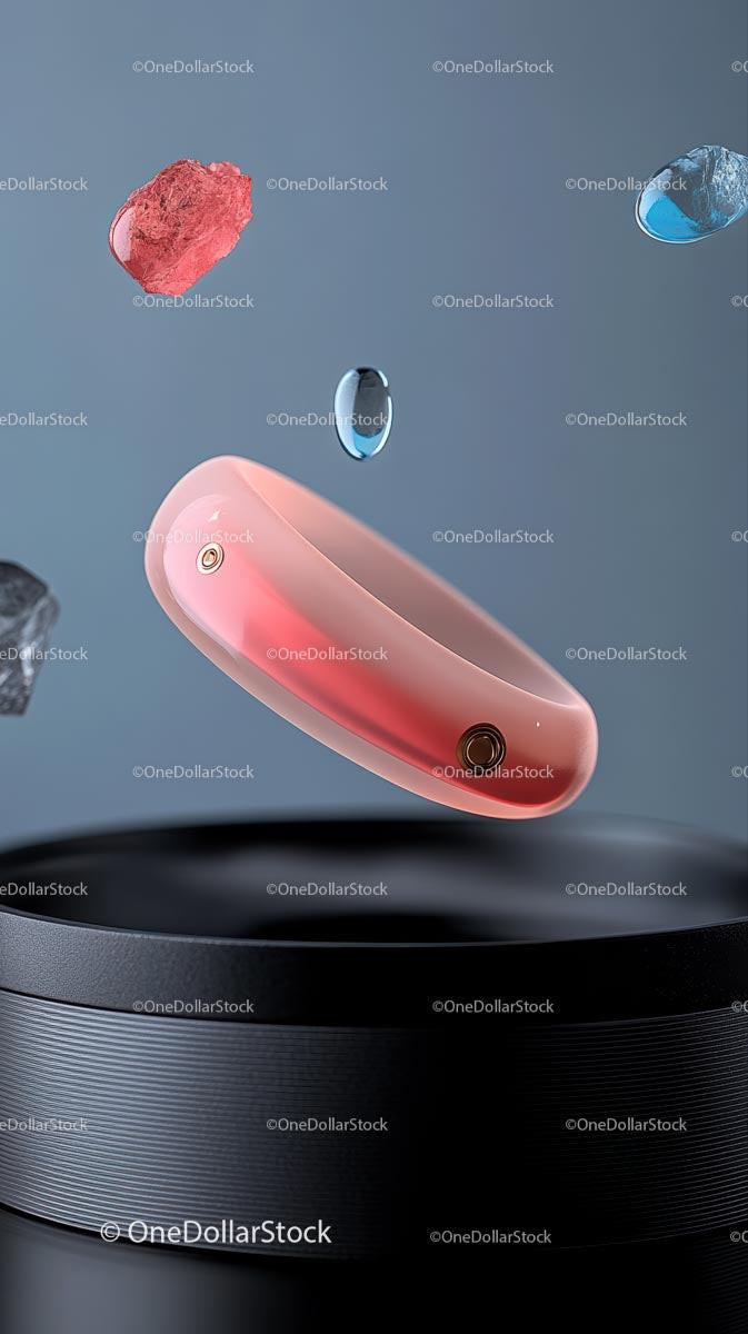 Innovative Pink Fitness Tracker with Blood Oxygen Monitoring