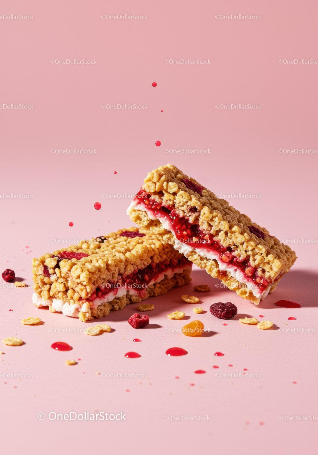 Fruit Filled Cereal Bars With Splash of Juice