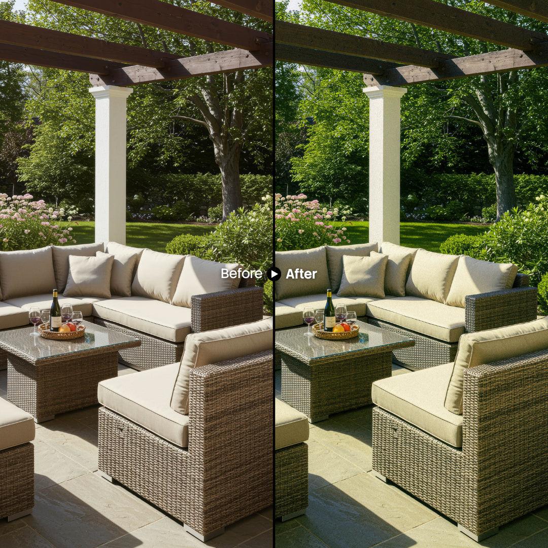 outdoor photography edit with Gardens Lightroom presets