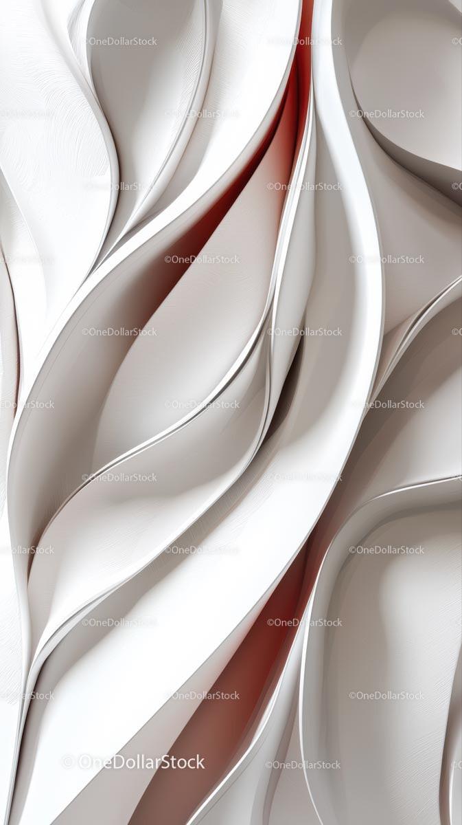 Elegant Abstract Wavy Lines in Neutral Tones for Modern Design