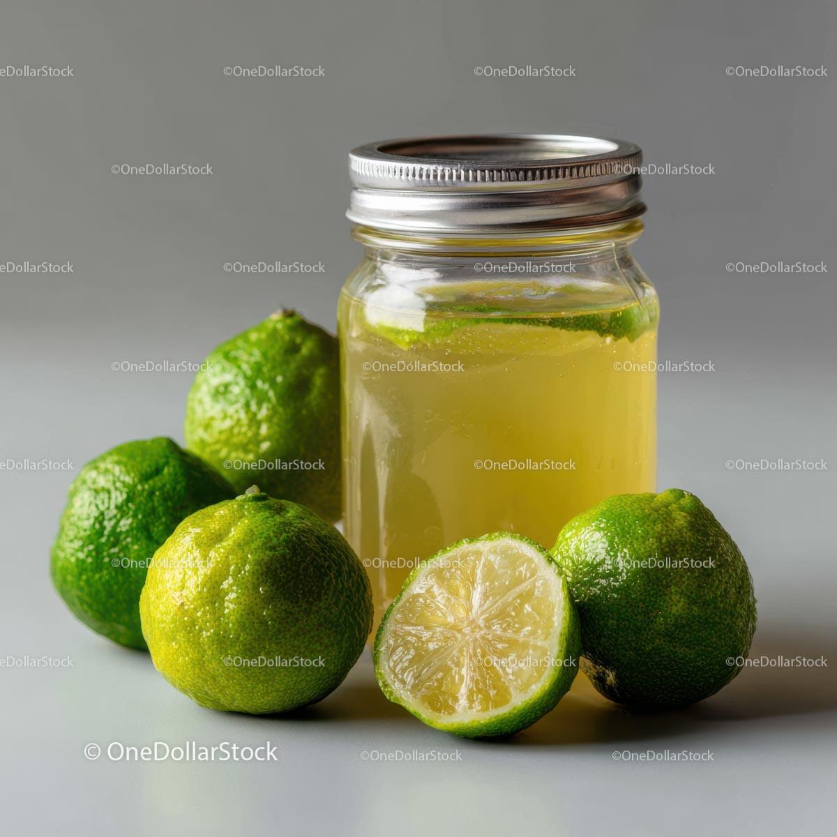 Refreshing Summer Lemonade with Fresh Lemons and Ice Stock Photo Bundle preview 11