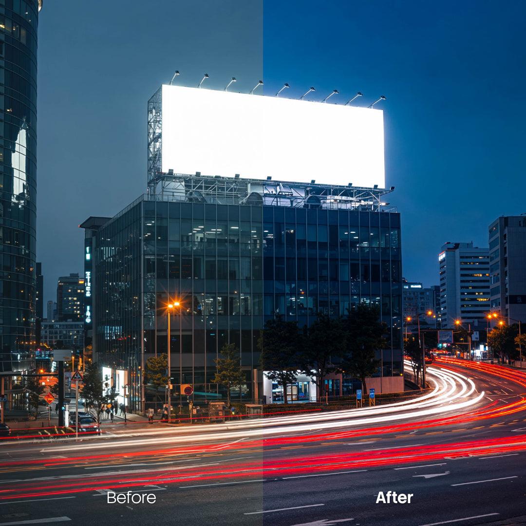 Neon Night City XMP presets color grading preview