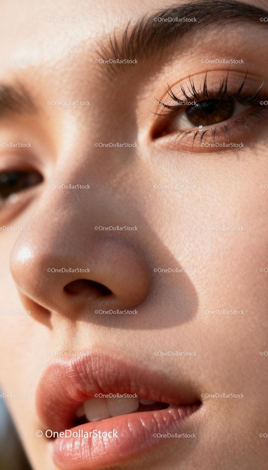 Close up of natural beauty with soft sunlight