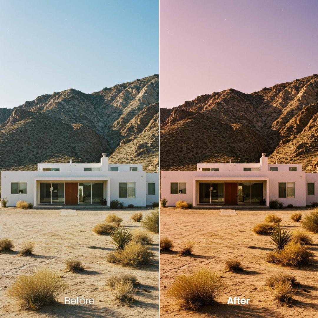 desert photography edit with Dark Sahara Lightroom presets