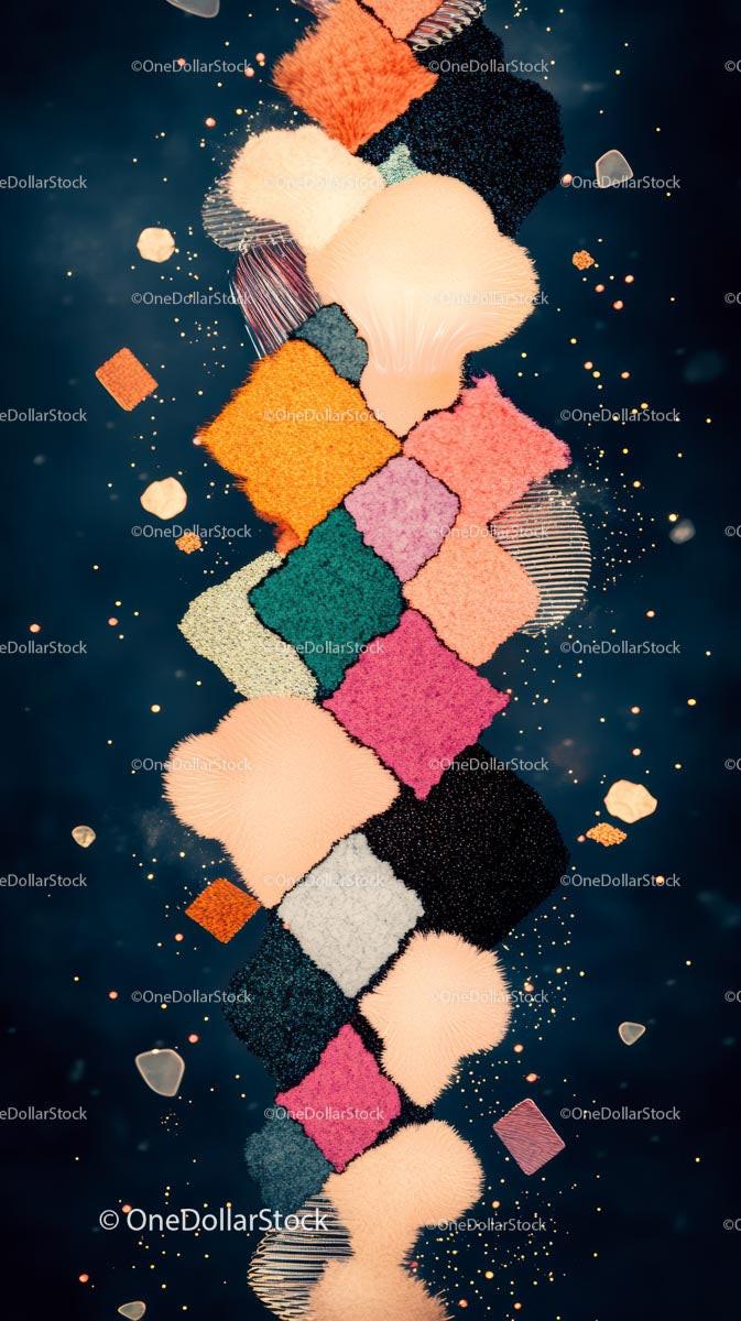 Colorful Bath Bombs and Spa Ingredients Scene for Relaxation