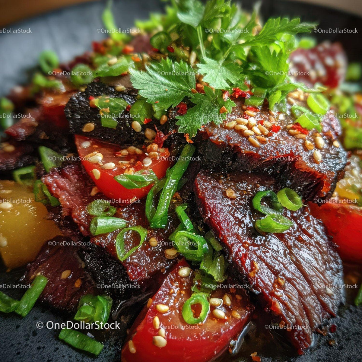 Juicy Grilled Pork Ribs with Barbecue Sauce and Crispy Edges Stock Photo Bundle preview 17