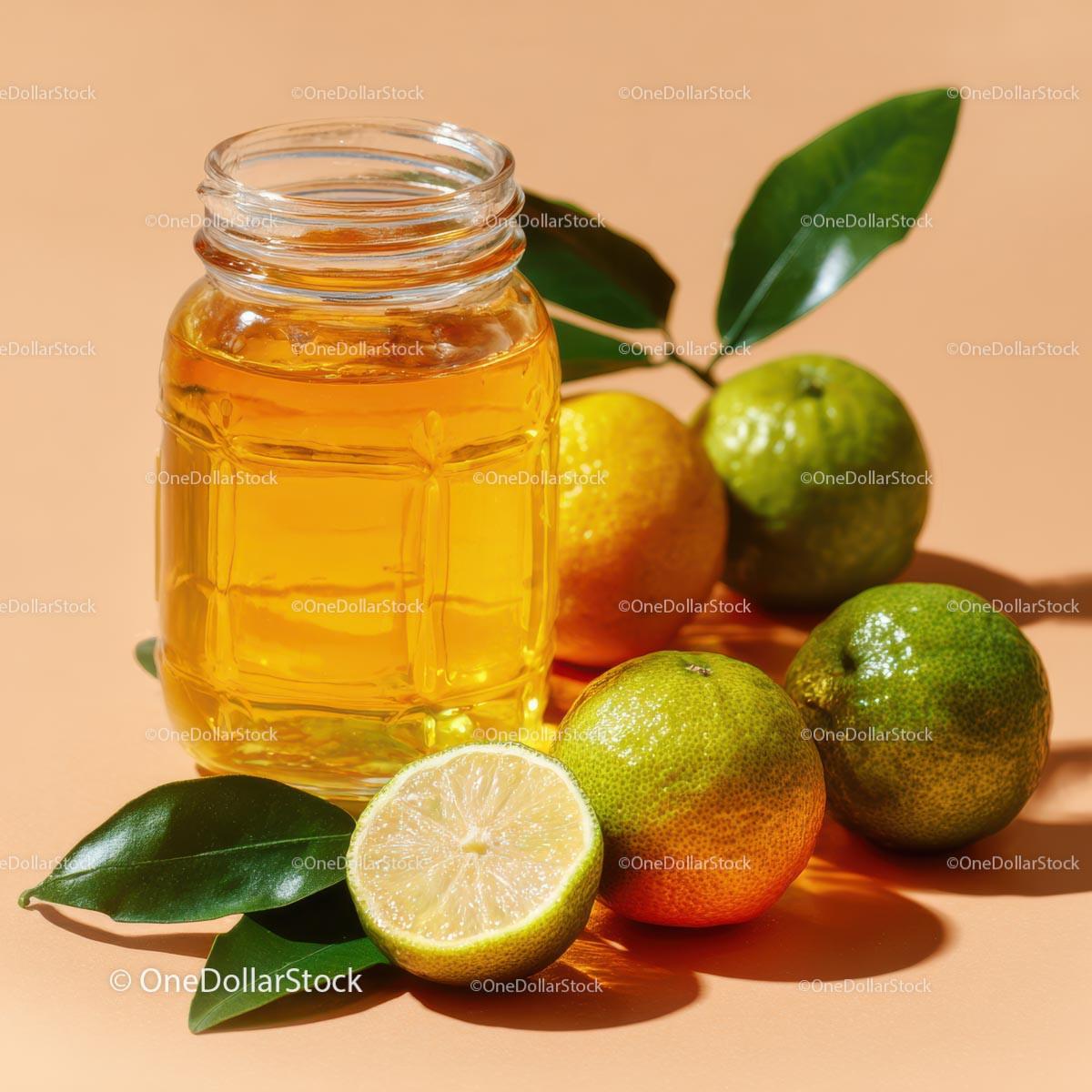 Refreshing Summer Lemonade with Fresh Lemons and Ice Stock Photo Bundle preview 31