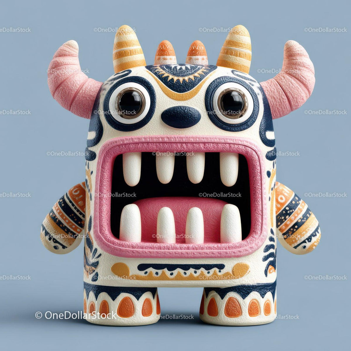 Cute Bunny Eared Robot Toy with Wheels for Kids and Play Stock Photo Bundle preview 52