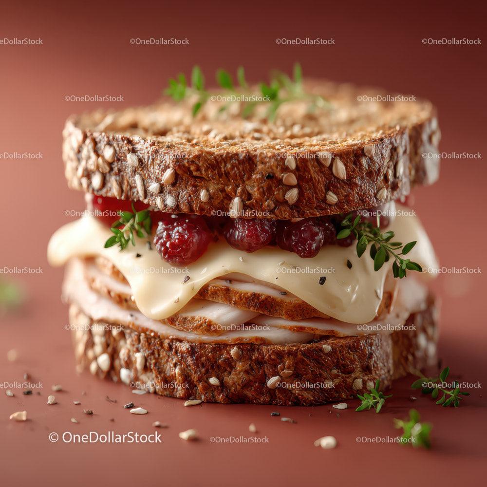 Gourmet Ham and Cheese Toastie with Bacon and Arugula Stock Photo Bundle preview 7