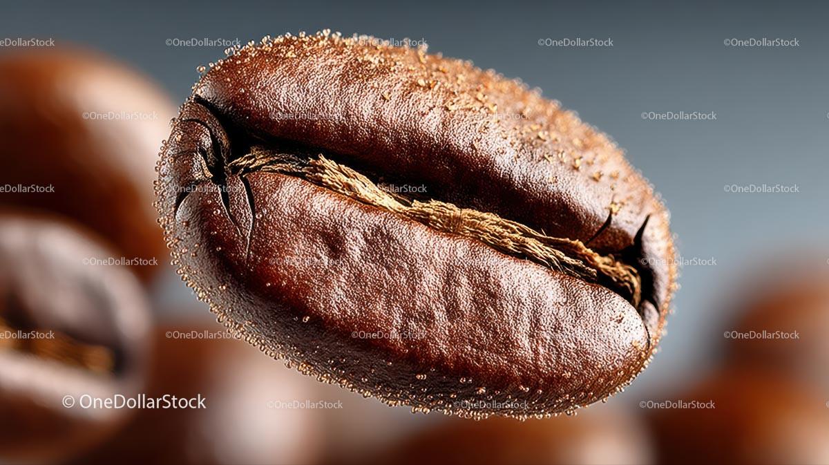 Flying Coffee Beans in Motion on a Dark Background Stock Photo Bundle preview 36