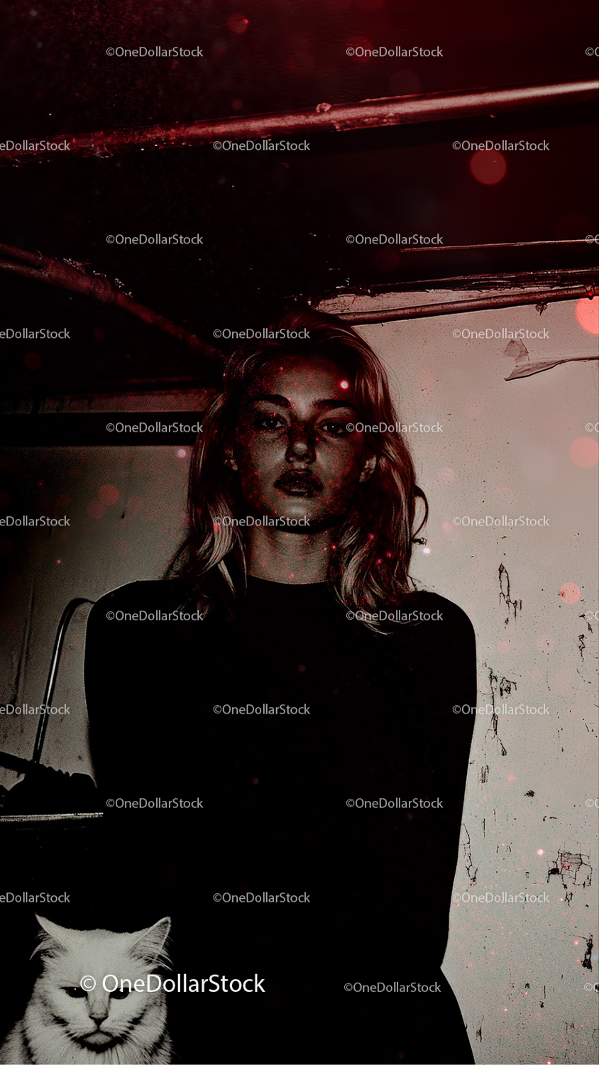 photo editing preview with Red Glitter Photo Overlays