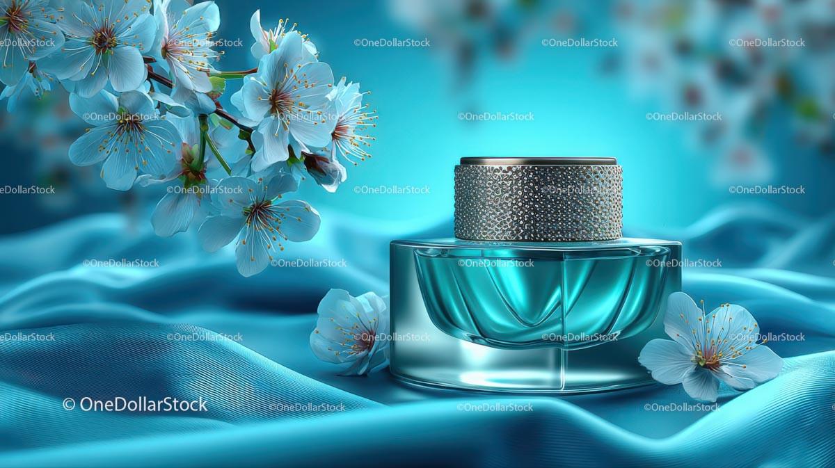 Refreshing Drink Surrounded by Delicate Cherry Blossoms JPG Mockup Image preview 31