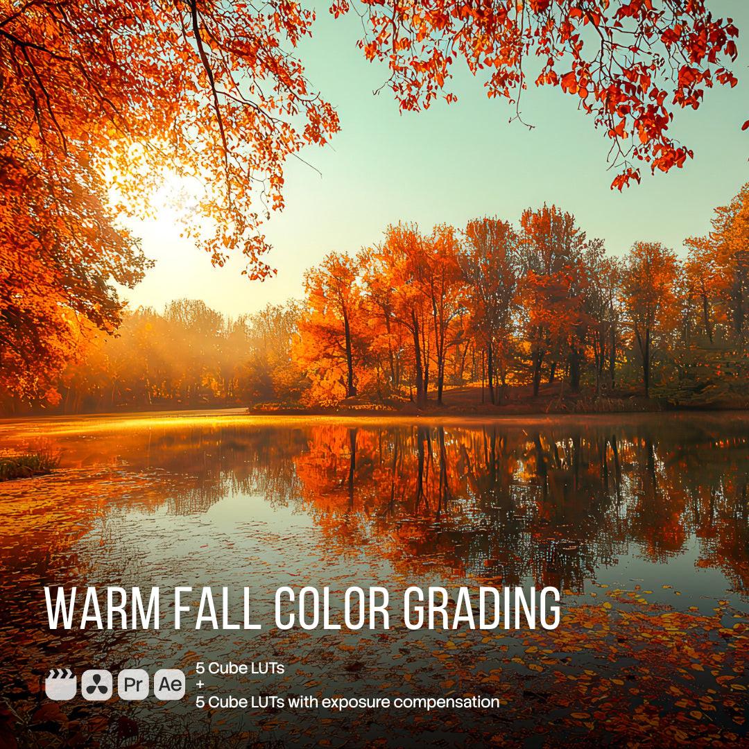 Warm Fall Color Grading (10 LUTs)