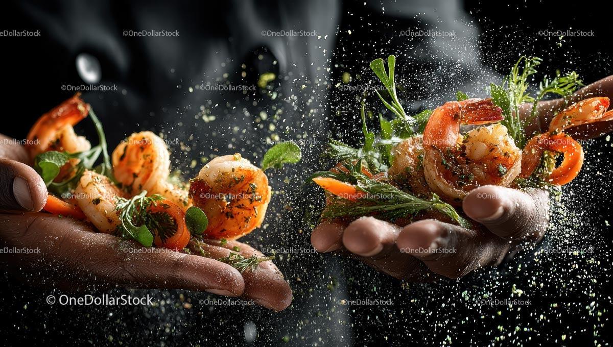 Gourmet Shrimp with Fresh Herbs and Spices
