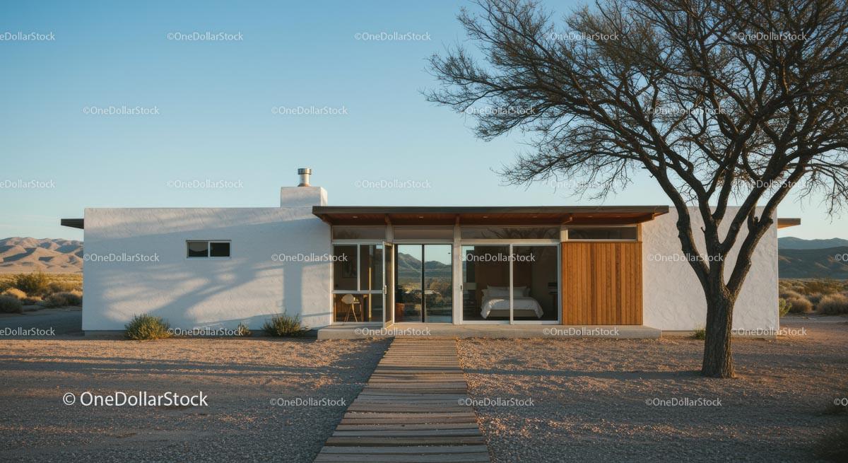 Modern Desert Home with Glass Facade and Open Interiors 44 JPG Files digital asset preview