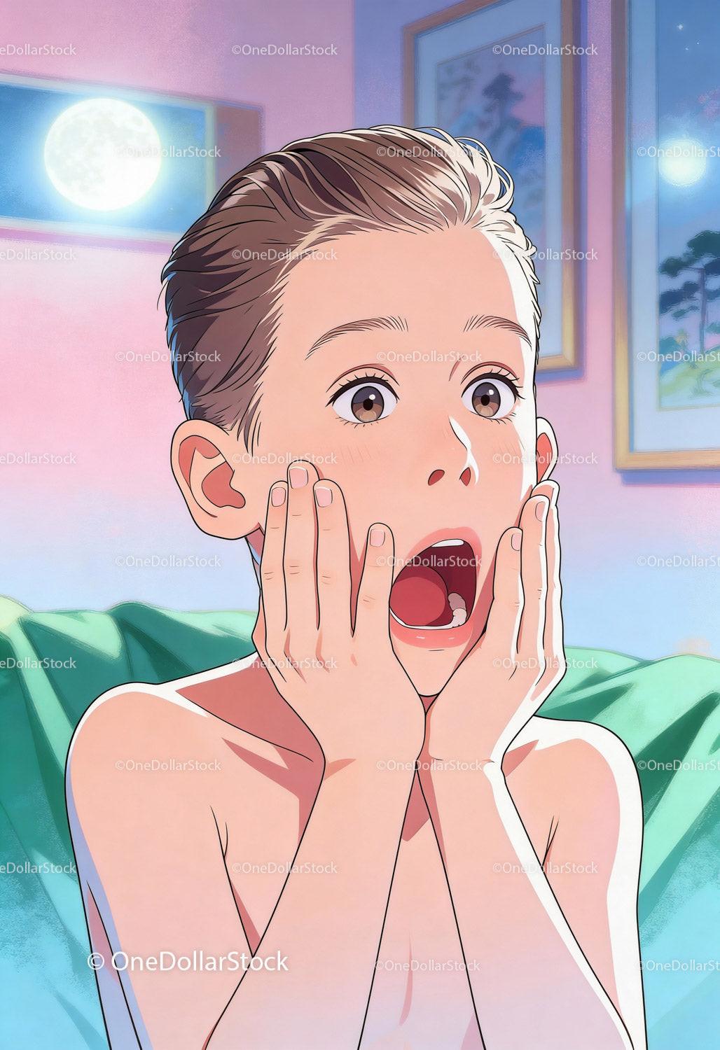 Holiday Home Mischief – Anime Edition Stock Photo Bundle preview 19