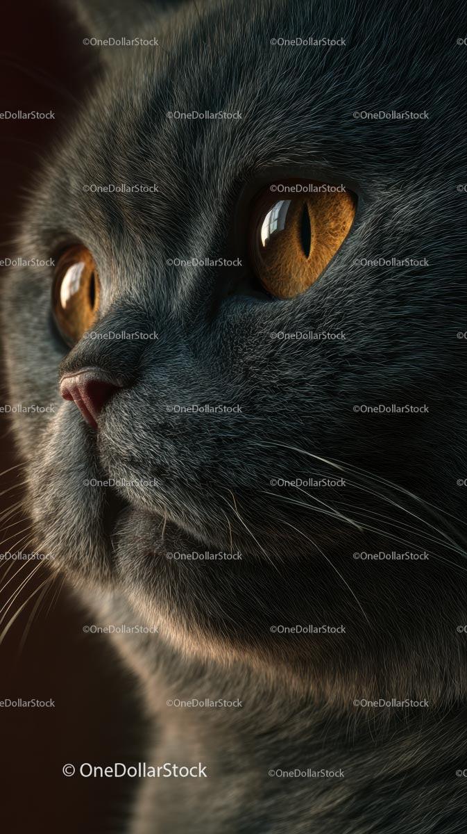 Stunning Animal Portraits: Macro Insects, Feline Close-Ups & Cat Stock Photo Bundle preview