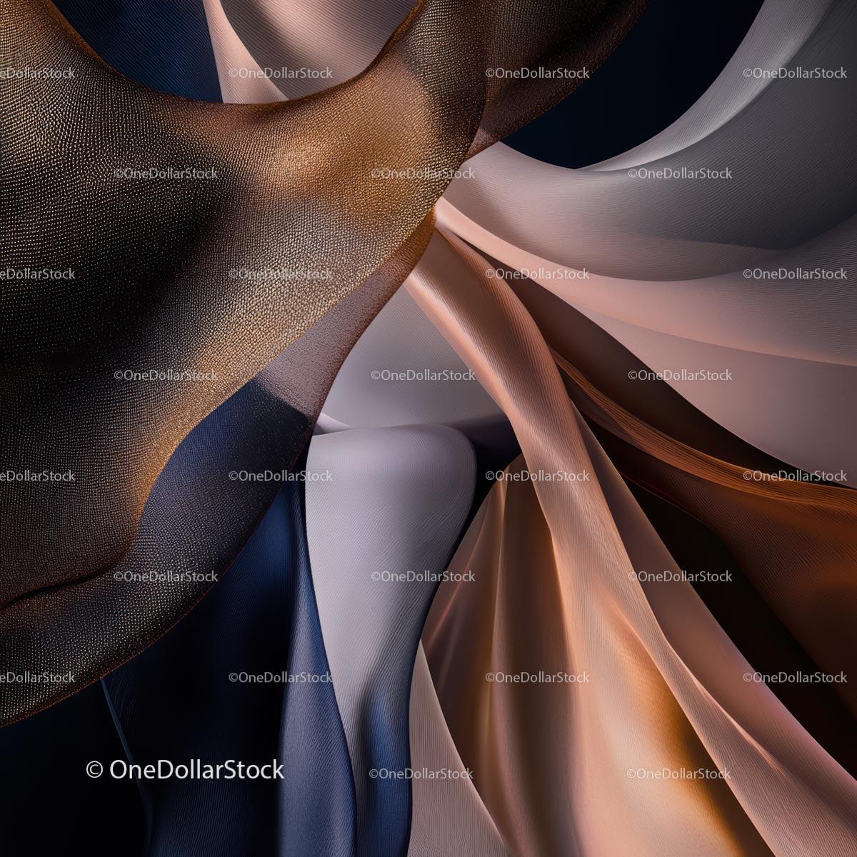 Elegant Flowing Textures in Brown Tones
