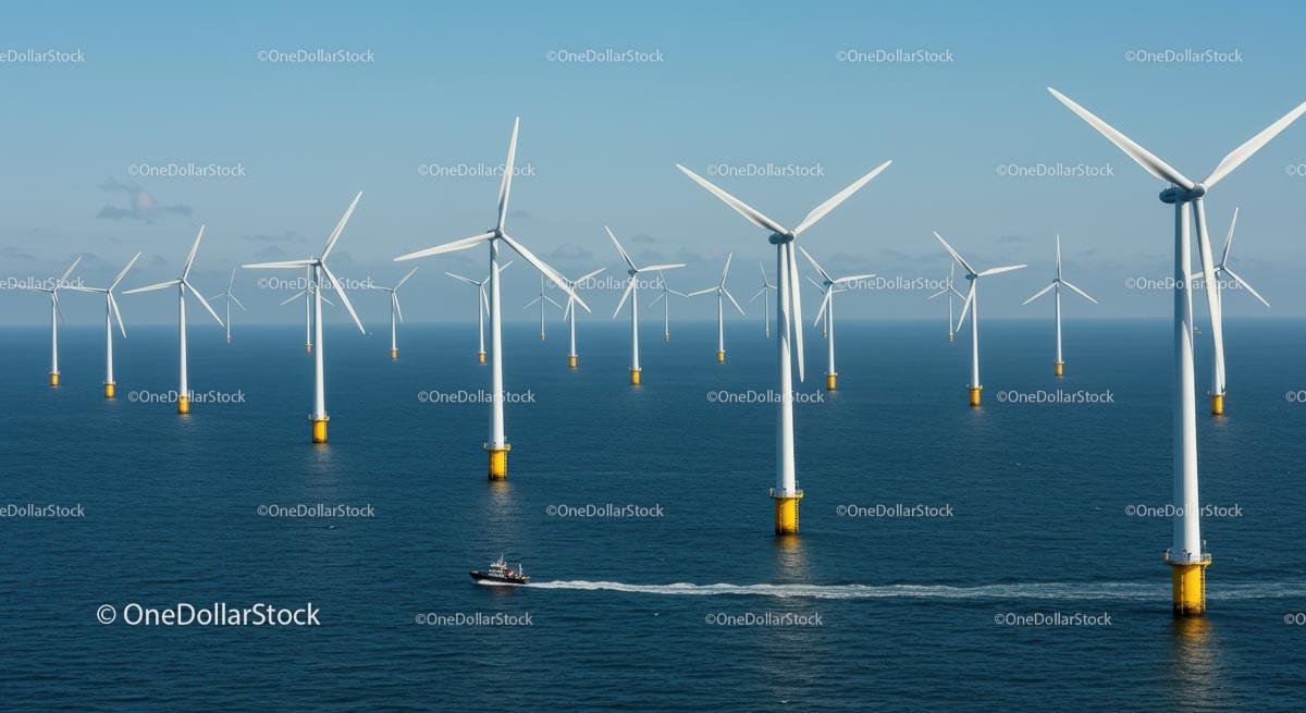 Offshore Wind Turbines Harnessing Renewable Ocean Energy