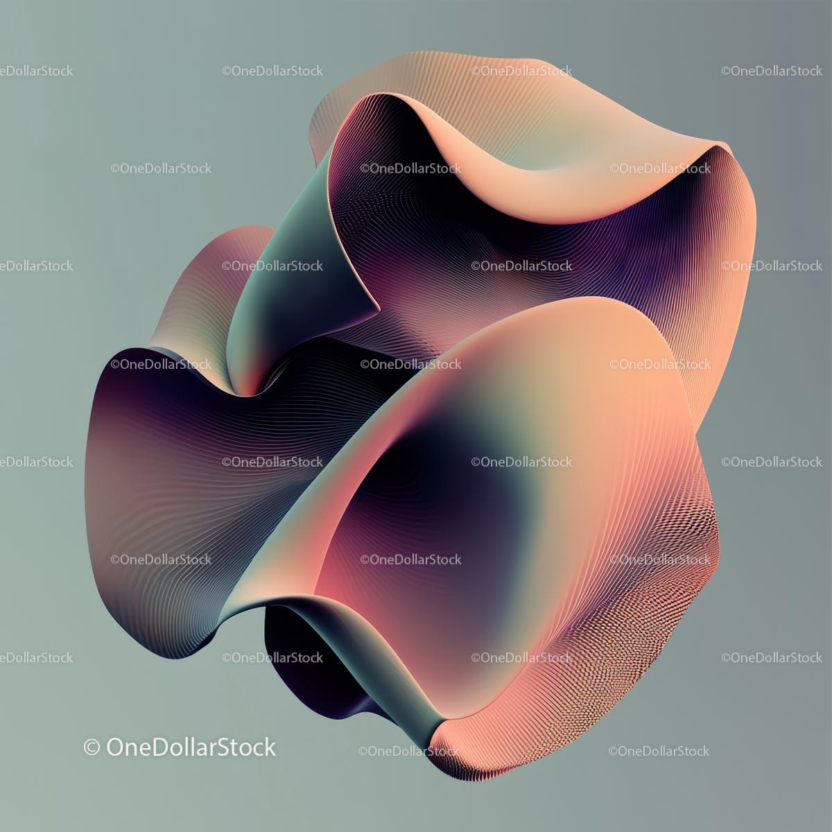 Abstract Fluid Shapes with Soft Gradients