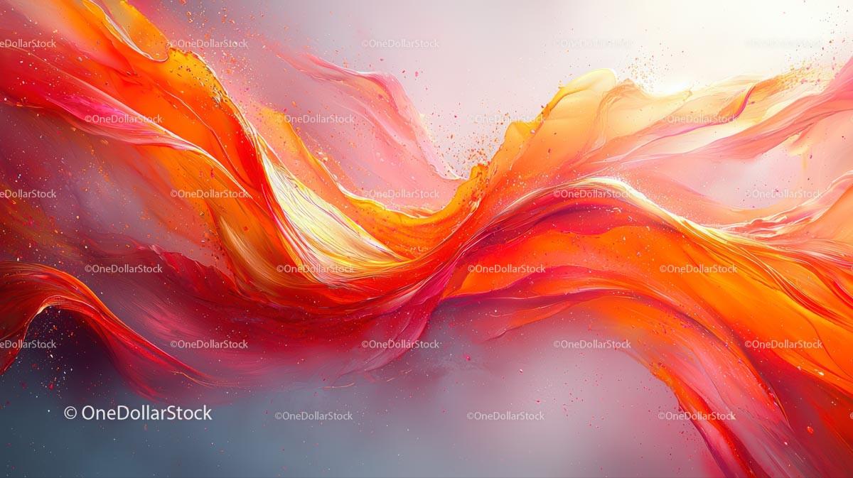 Vibrant Abstract Wave in Dynamic Motion