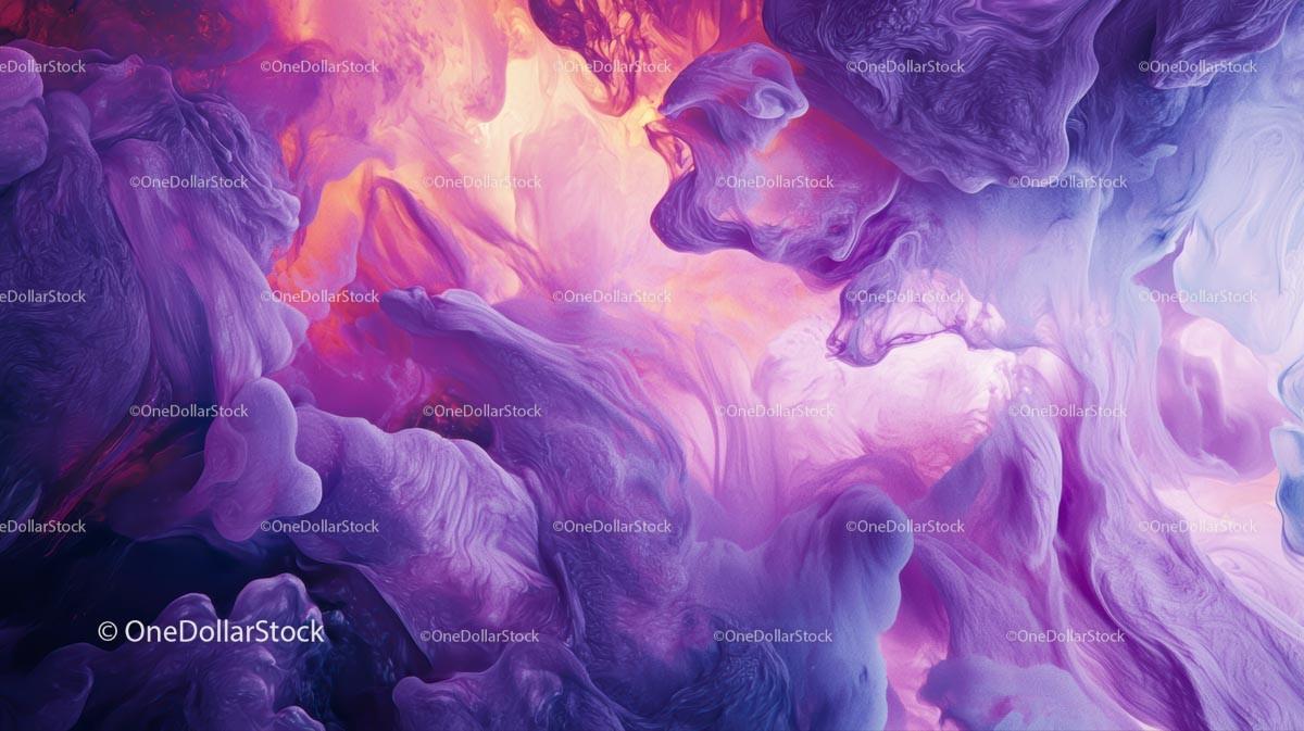 Vibrant Abstract Pattern with Purple and Pink Swirls